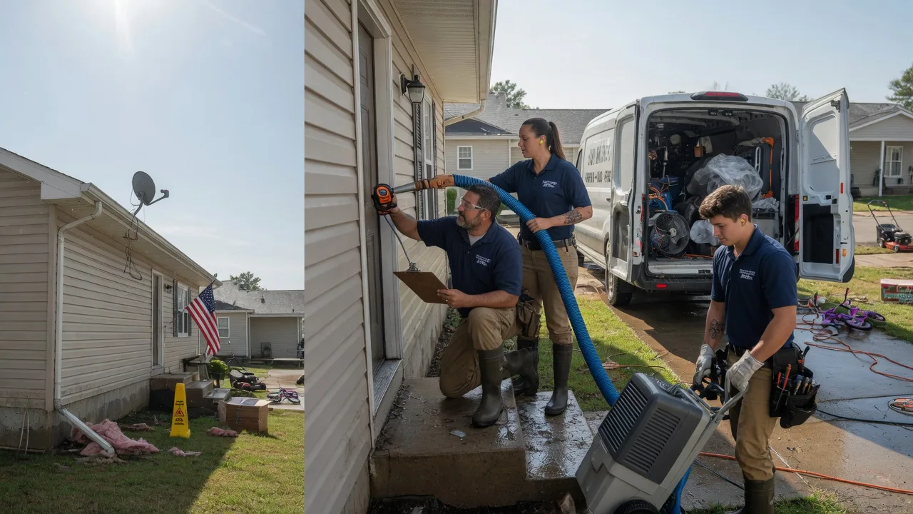 Ceiling Water Damage Restoration in Manlius, IL near me